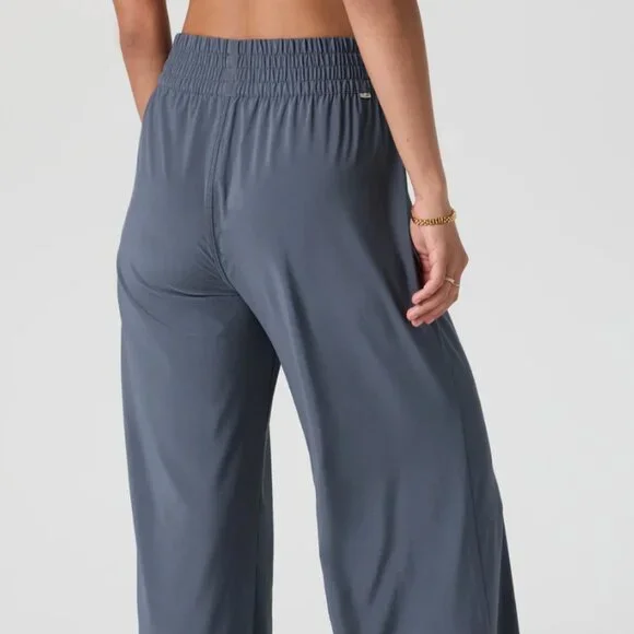 Vuori Women's Wide Leg Pants - Dark Gray - Picture 4 of 5